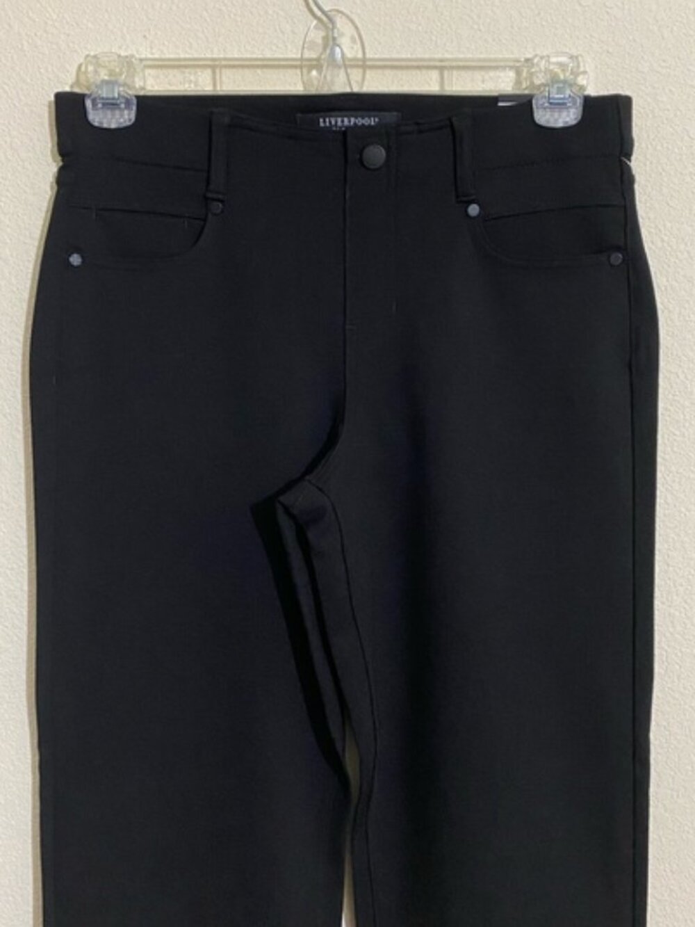 NWOT LIVERPOOL The Gia Glider Slim Pull-on Ponte Knit Pants Women's Size 8/29